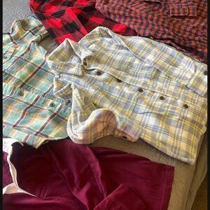 Size5 Cat & Jack Kids Plaid Shirts